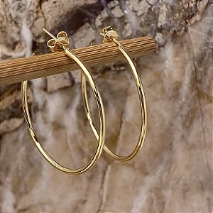 Brinco Argola Nina Semijoia Ouro