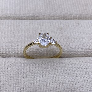Anel Tiana Semijoia Ouro