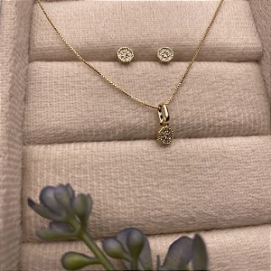 Conjunto Tamara Semijoia Ouro