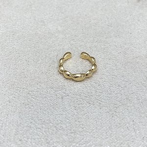 Brinco Falso Piercing Lorena Semijoia Ouro