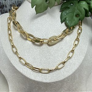 Colar Monique Semijoia Ouro