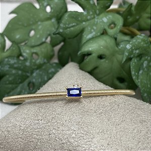Bracelete Renata Safira Semijoia Ouro