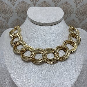 Colar Brigite Semijoia Ouro