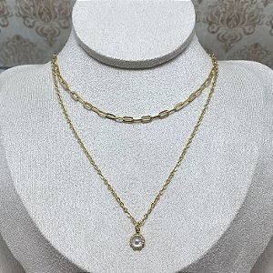 Colar Mariana Semijoia Ouro