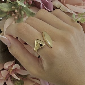 Anel Simone Semijoia Ouro