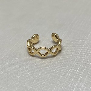 Brinco Falso Piercing Isabel Semijoia Ouro