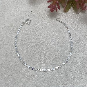 Pulseira Infantil Grumê Semijoia Prata