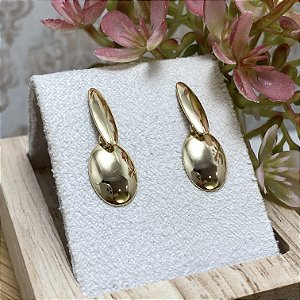 Brinco Malu Semijoia Ouro