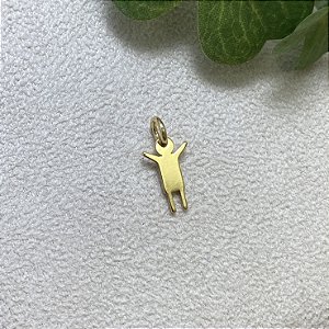 Pingente Menino Semijoia Ouro