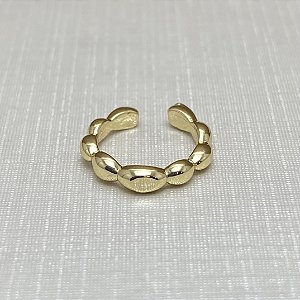Brinco Falso Piercing Lorena Semijoia Ouro