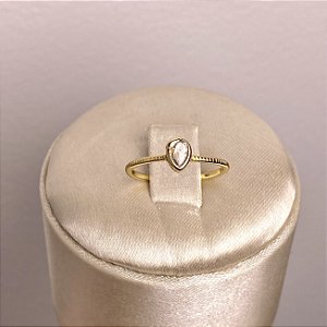 Anel Estilo Pandorinha Semijoia Ouro