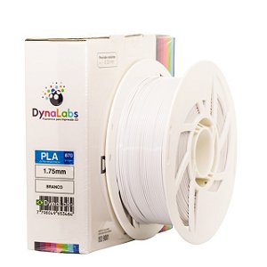 Filamento PLA 870 Dynalabs 1KG Branco (1.75mm)