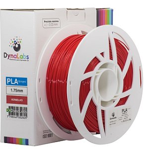 Filamento PLA Dynalabs 1KG Vermelho (1.75mm)