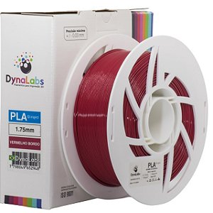Filamento PLA Dynalabs 1KG Vermelho Bordô (1.75mm)