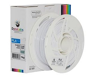 Filamento PLA DynaLabs 1KG Branco (2.85mm)