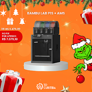 Impressora 3D Bambu Lab P1S + AMS