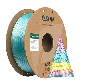 Filamento PLA eSUN Silk Rainbow ARCO ÍRIS-C 1Kg (1.75mm)