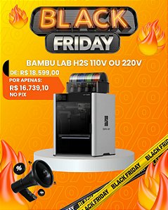 Impressora 3d Bambu Lab H2S Combo