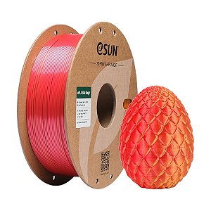Filamento PLA eSUN Silk Duocolor Magic RED GOLD 1Kg (1.75mm)