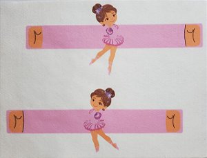 Agarradinho Bailarina Rosa