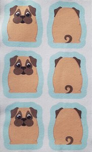 Pug 5- 9cm
