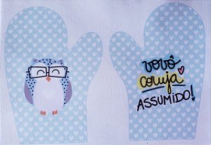 Luva para cozinha - Vovô coruja assumido