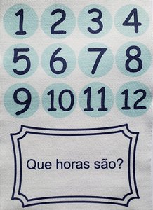 Que Horas São? Azul Claro