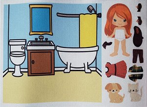 Livro- Bonequinhos de vestir e comodos 1