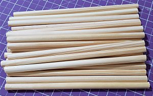 Bastao para flamulas / saquinhos 30cm 1,2mm