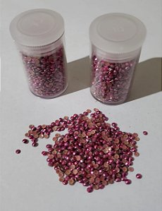 Strass  Rosa 2mm Termocolante