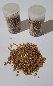 Strass Dourado 2mm Termocolante