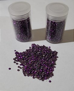 Strass Roxo 2mm Termocolante