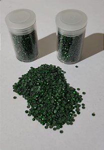 Strass Verde Bandeira 2mm Termocolante