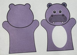 Fantoche Infantil - Hipopotamo