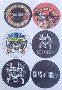 Porta Copo / Chaveiro / Porta Fone Guns 'n' Roses