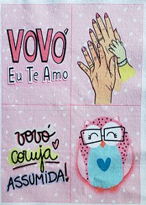 Saquinho Porta Sabonete Vovó coruja assumida 1