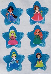 Pingente Estrelinha de Natal - Princesas Natalina