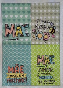 Saquinho porta sabonete e etc... Mãe 1