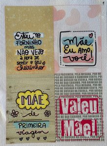 Saquinho porta sabonete e etc... Mãe 5