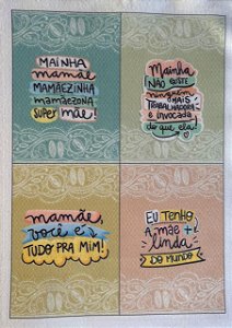 Saquinho porta sabonete e etc... Mãe 6