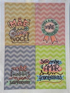 Saquinho porta sabonete e etc... Mãe 7