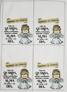 Saquinho Porta Doce/ porta sabonete Anjo da Guarda