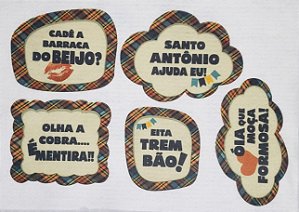 Placa Festa Junina 1