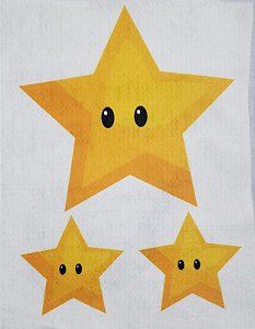 Estrela ponteira para arvore de Natal Super Mario