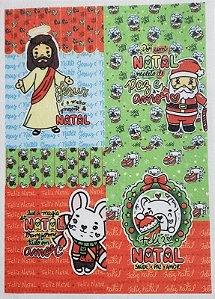 Saquinho porta sabonete e etc Natal 2023 3