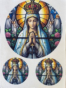 Vitral Nossa Senhora de Fatima