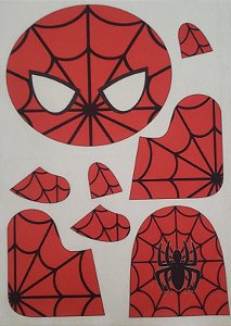 Partes do homem aranha sentado (molde disponivel para quem comprar)