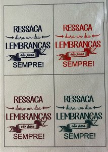 Saquinho Porta sabonete e etc... Ressaca