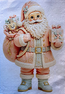 Papai Noel com saco de presente candy