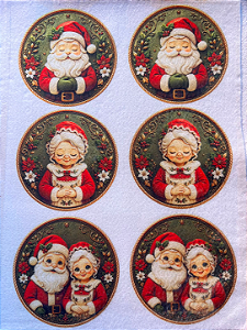 Bolinha Mamãe Noel e Papai Noel Variadas Tradicional